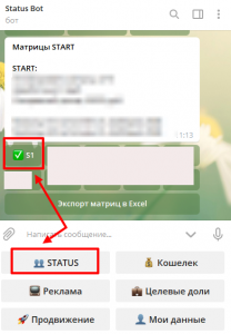 Как оплатить уровень в status 7.0